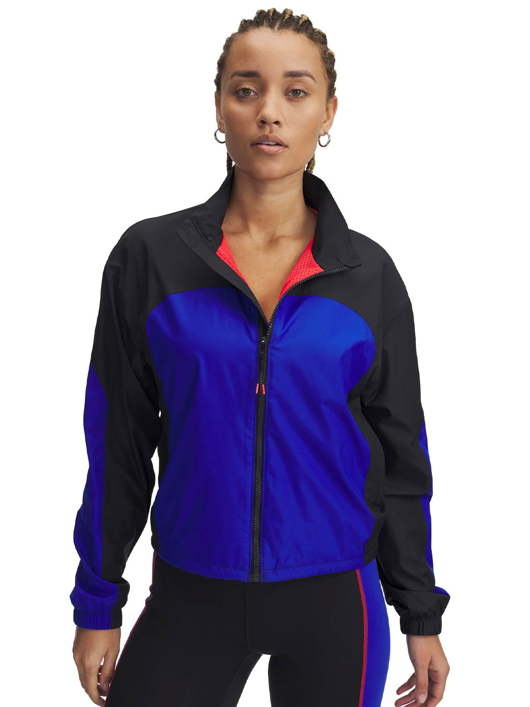 UNDER ARMOUR Women Project Rock Colourblocked Woven Sporty Jacket