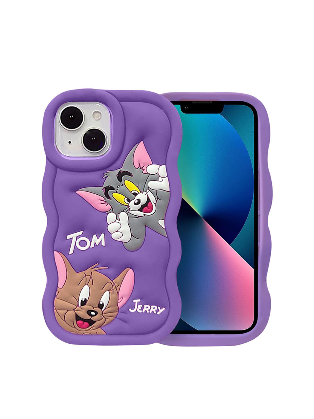 CASE CREATION Women Cartoon Characters Printed iPhone 14 Back Case Mobile Accessories