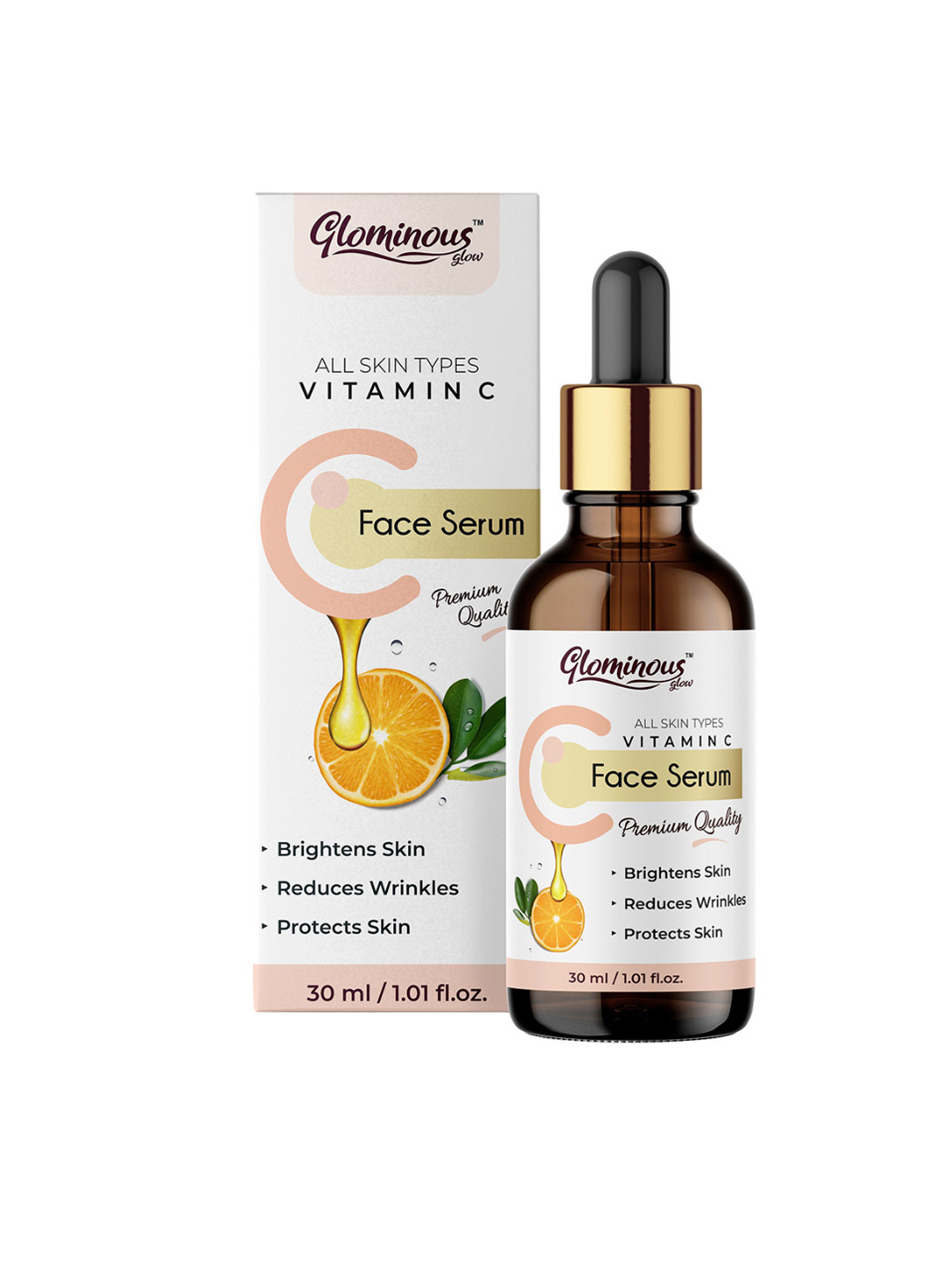 GLOMINOUS GLOW 12.5% Vitamin Face Serum For Anti Aging - 30 ml