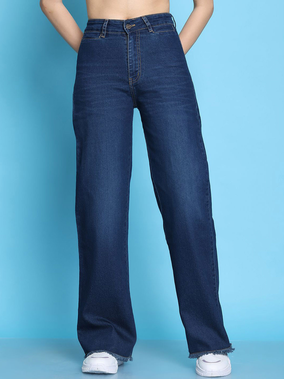 PUELLA Women Straight Fit High-Rise Stretchable Jeans