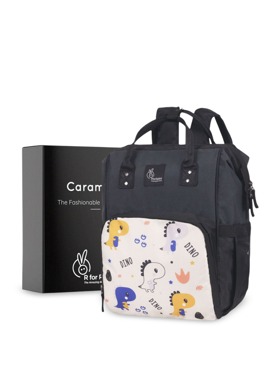R for Rabbit Caramello Dino Printed Diaper Bag