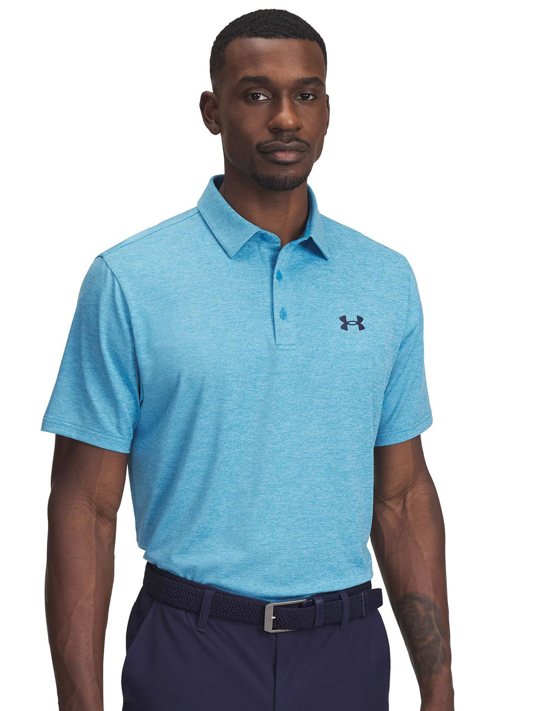 UNDER ARMOUR Polo Collar Neck Slim-Fit Casual T-shirt