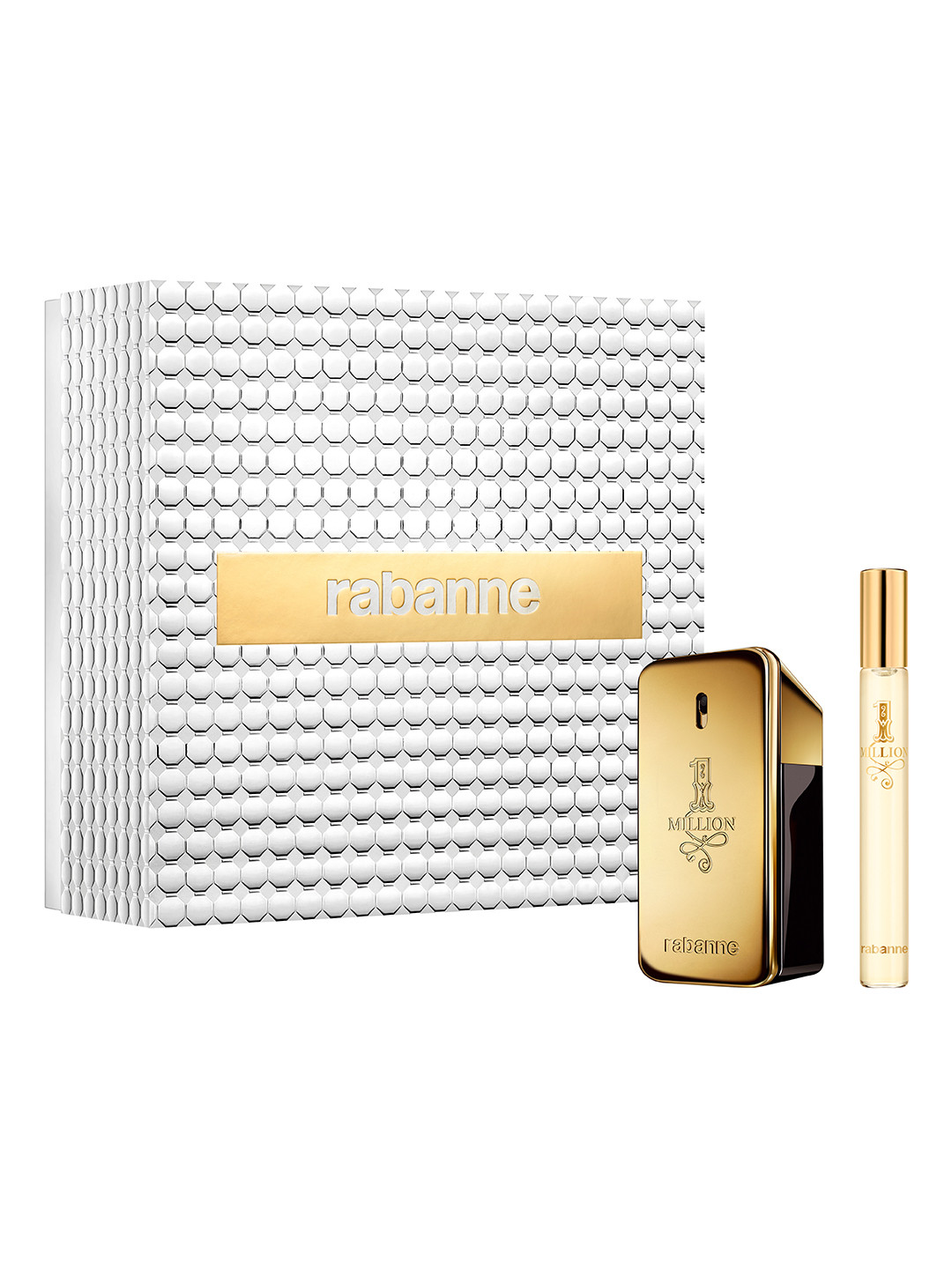 Paco Rabanne Set of 2 Men 1 Million EDT 50ml with Megaspritzer 10ml