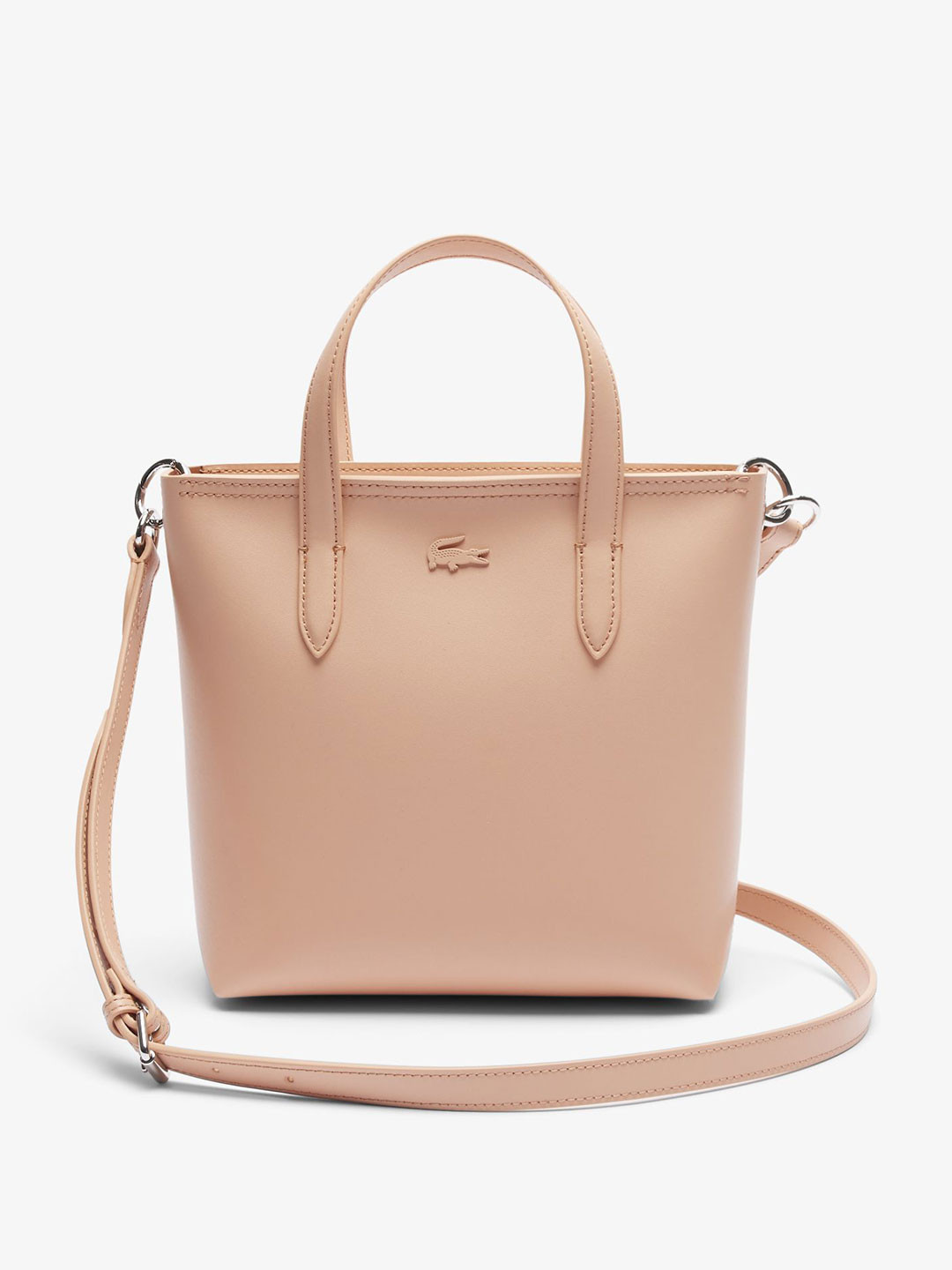 Lacoste Detachable Sling Strap Structured Tote Bag