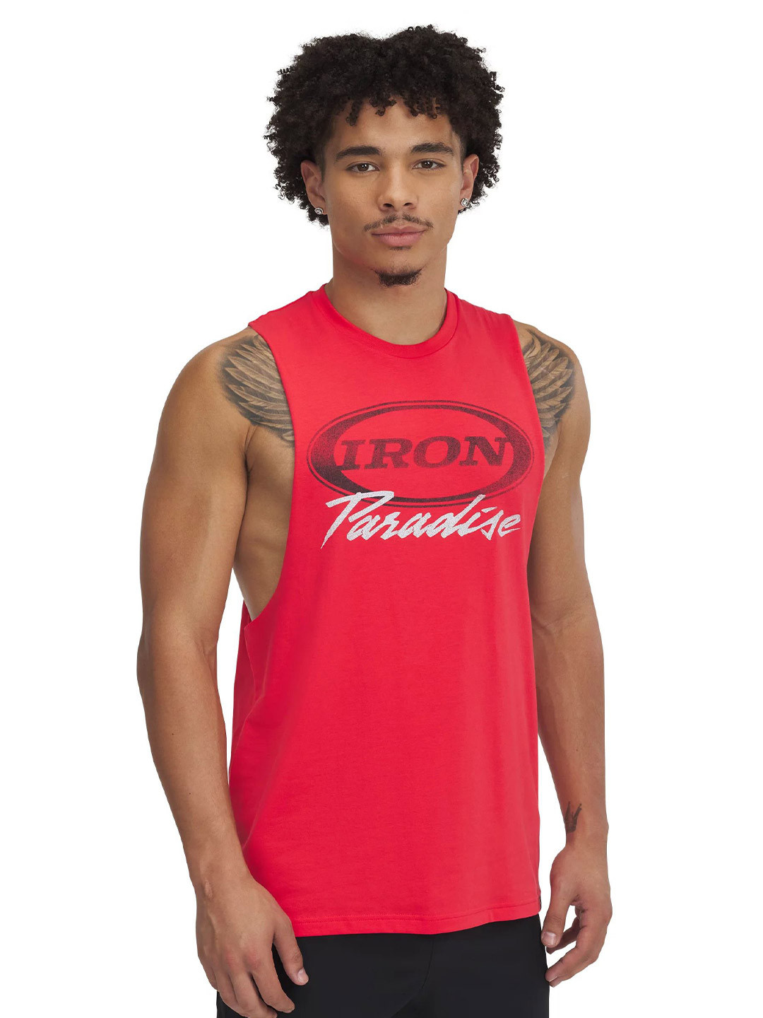 UNDER ARMOUR Project Rock Iron Printed Sleeveless T-Shirt