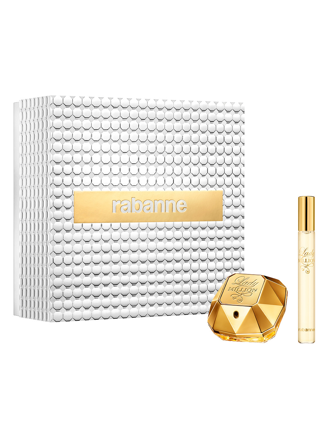 Paco Rabanne Set of 2 Women Lady Million EDP 50ml with Megaspritzer 10ml