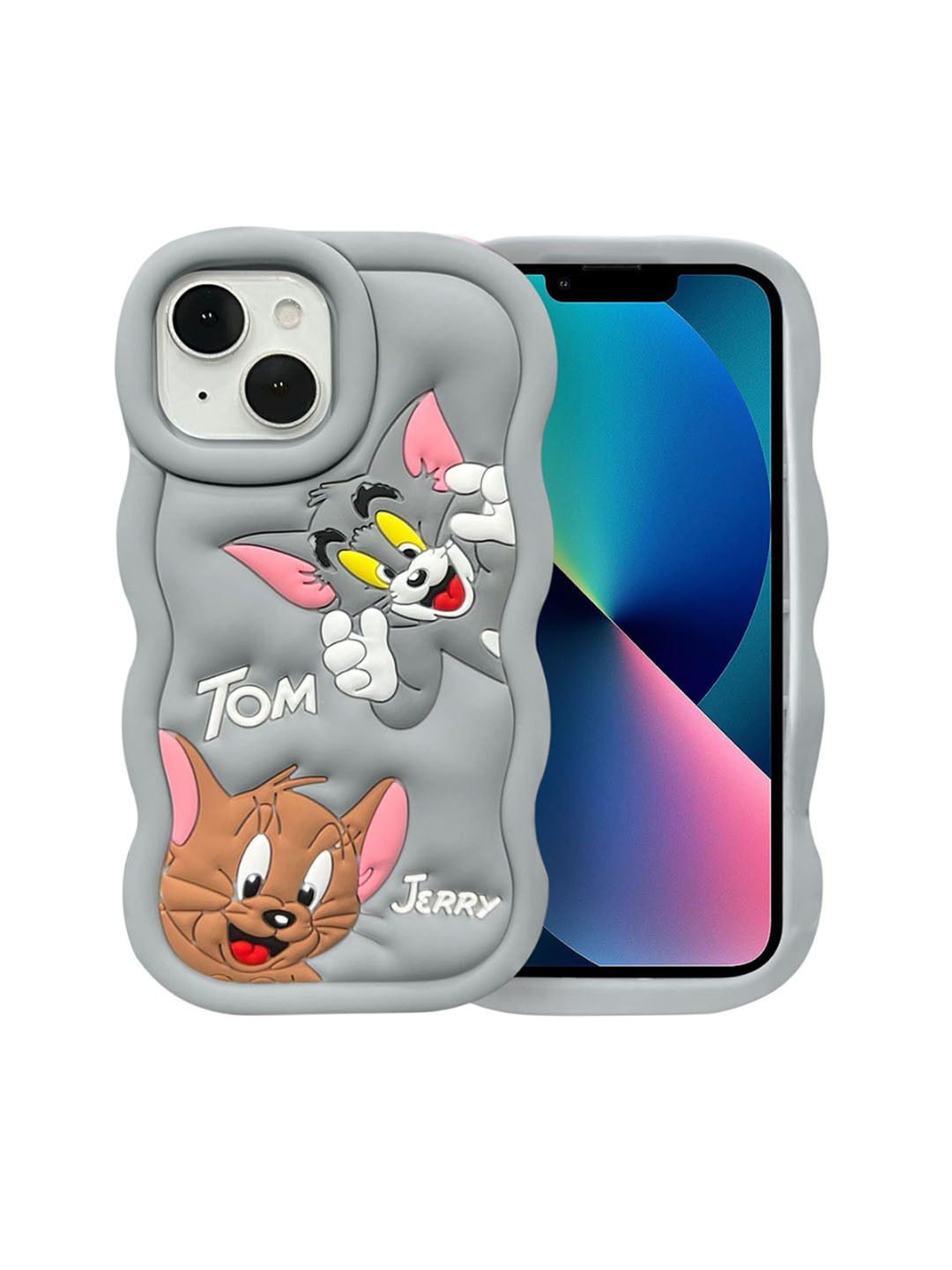 CASE CREATION Tom & Jerry Cartoon Printed iPhone 6 Plus Silicone Back Case