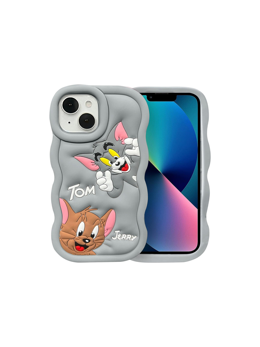 CASE CREATION Cartoon Characters Printed iPhone 13 Mini Back Case Mobile Accessories