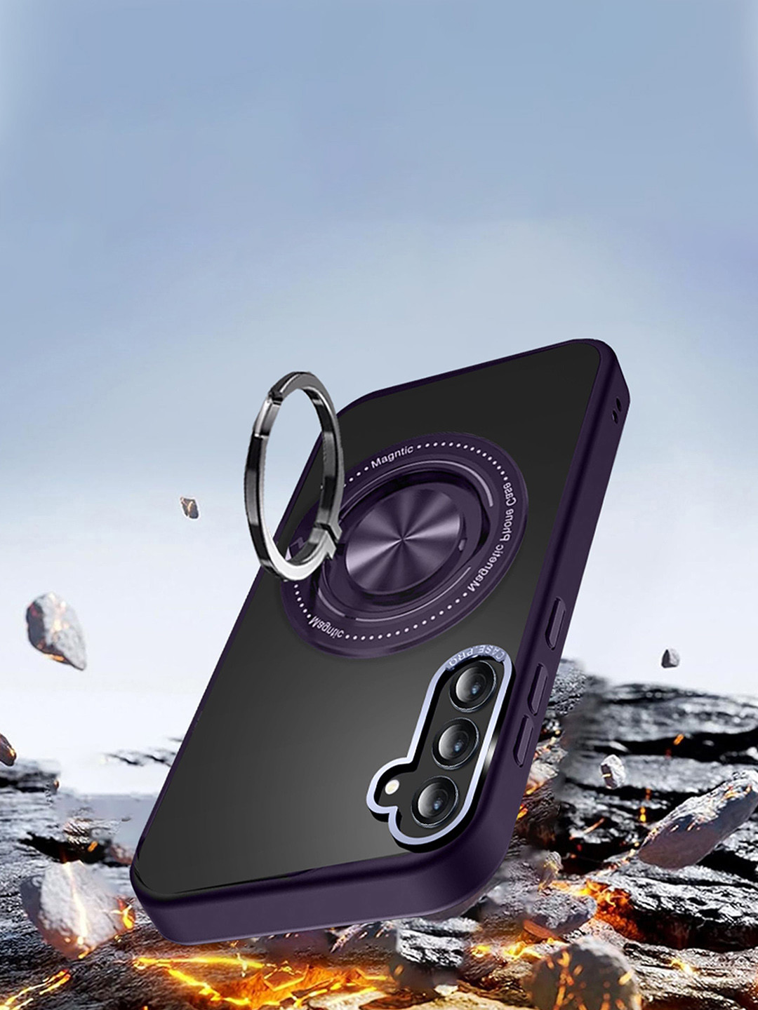 Karwan 360 Degree Stand Samsung Galaxy S24 5G Back Case Mobile Accessories