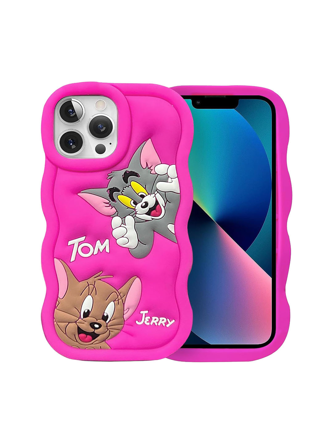 CASE CREATION Cartoon Characters iPhone 7 Plus Silicone Back Case Mobile Accessories