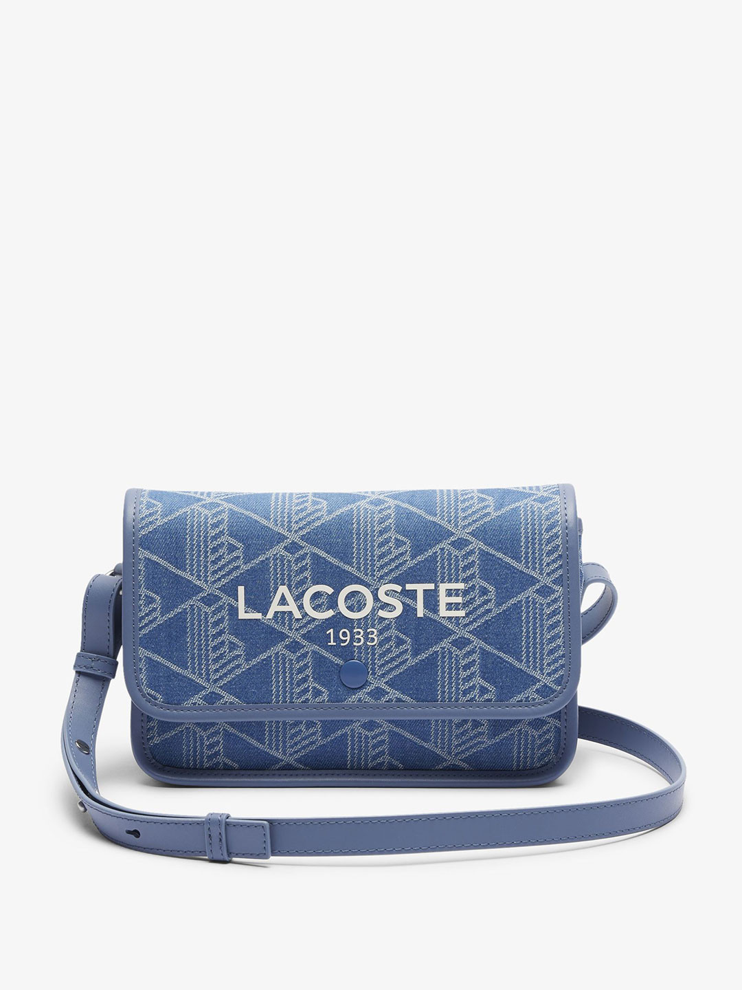 Lacoste Heritage Jacquard Flap Shoulder Bag