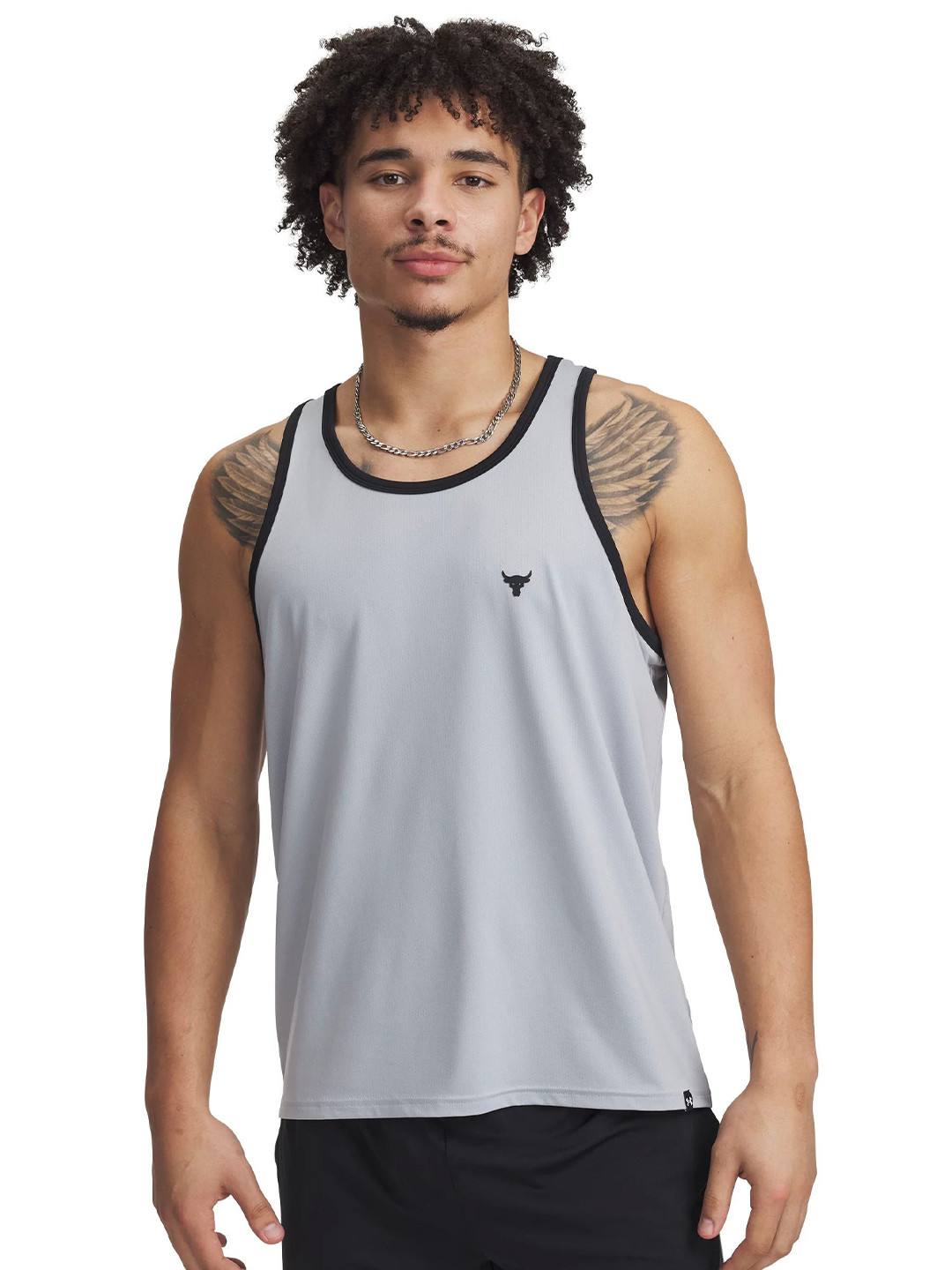 UNDER ARMOUR Round Neck Tank Vest 1389866-011-Grey