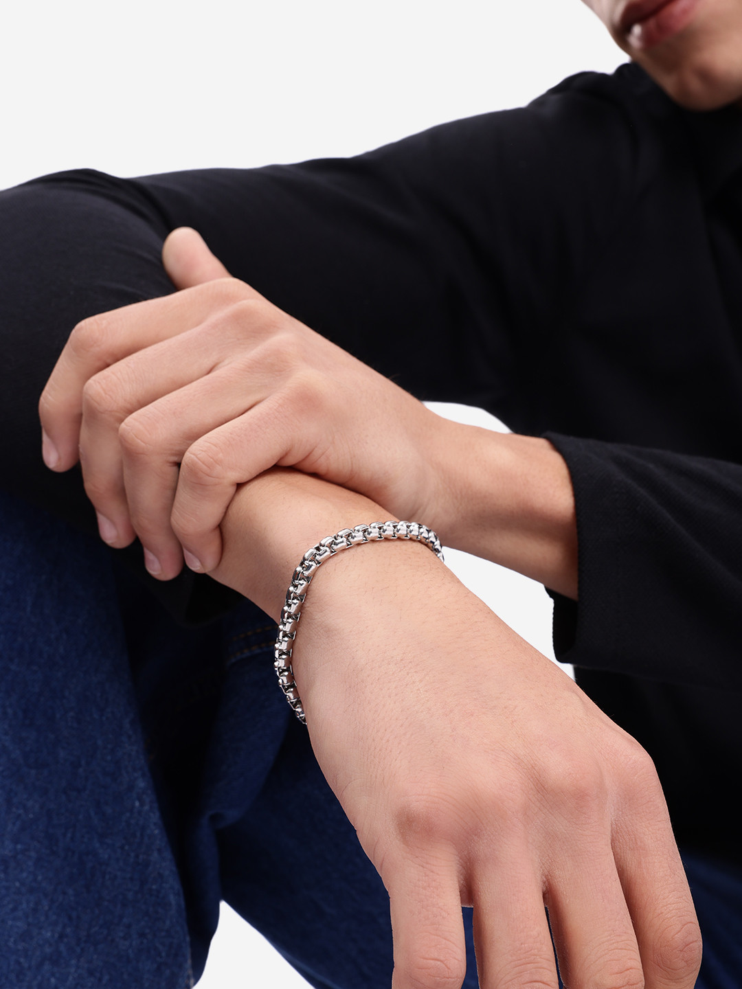 Silver Plated Link Bracelet