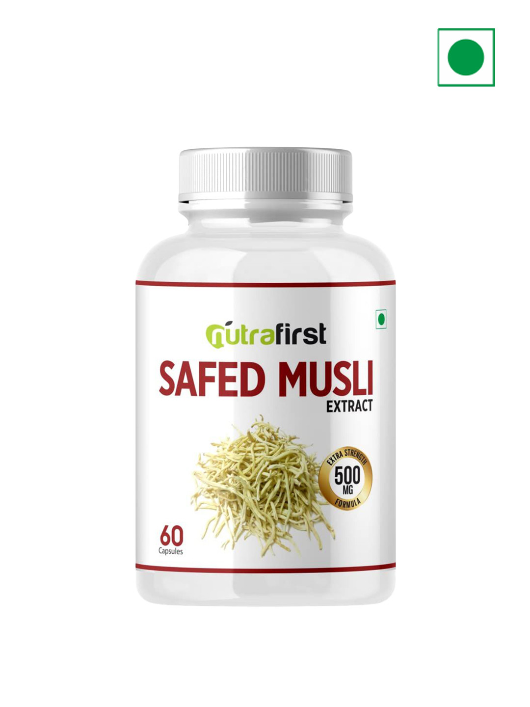 NUTRAFIRST Safed Musli Capsules - 60 Capsules