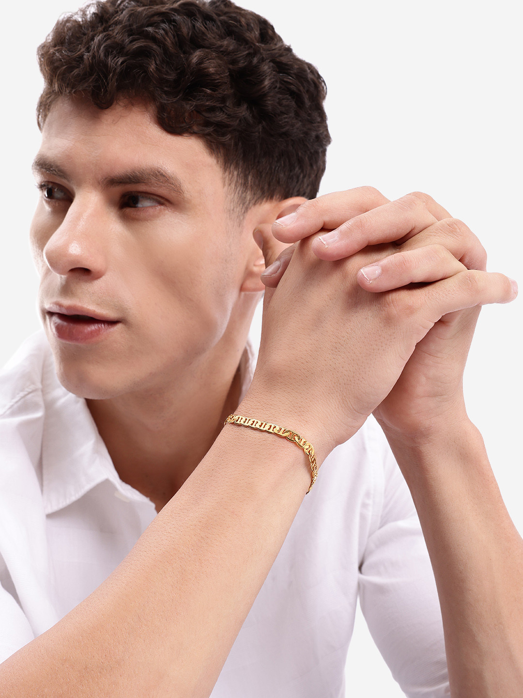 18ktGold Plated Marina Link Bracelet