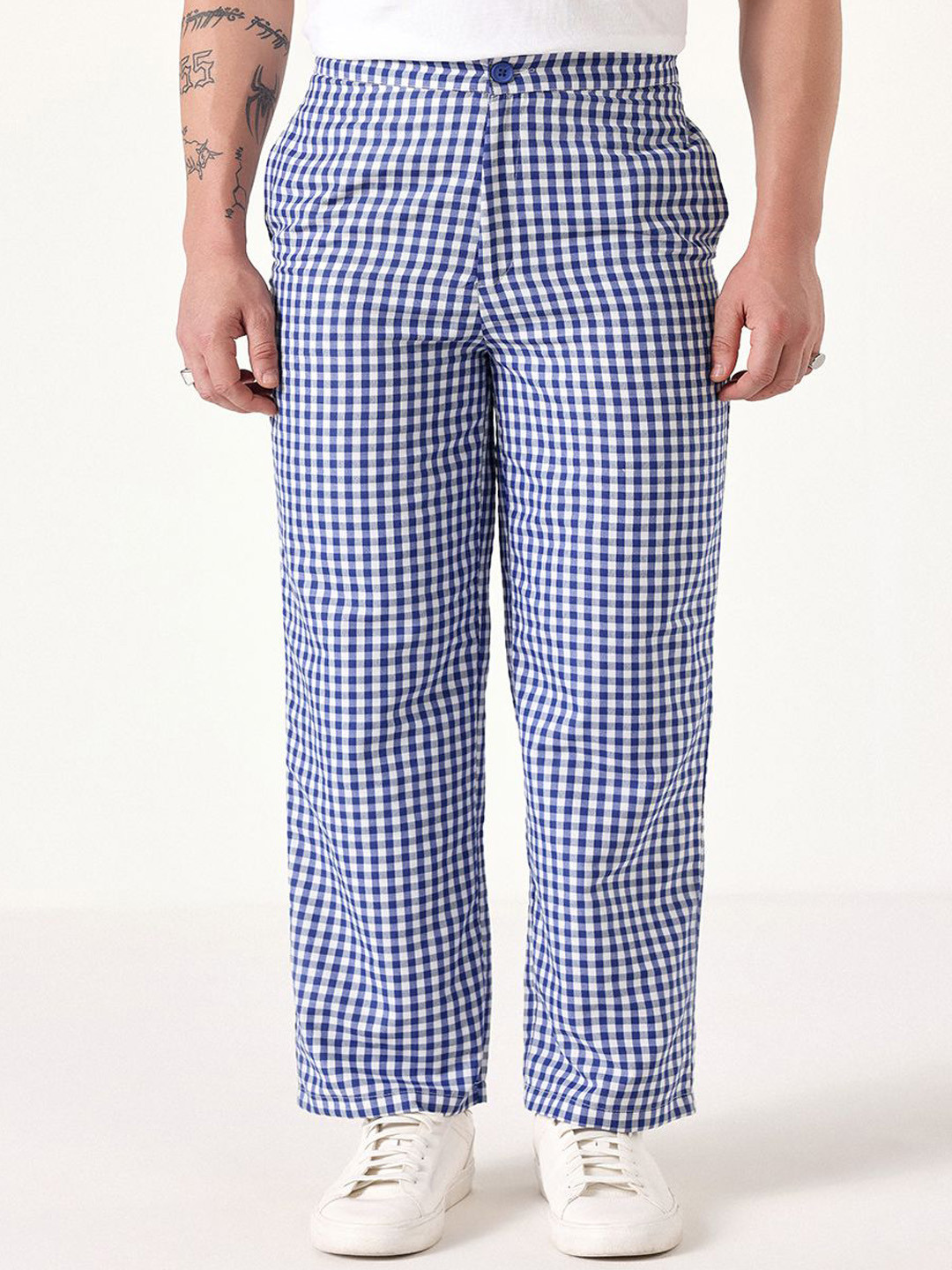 Muvazo Check' Him Out Checked Jacket With Trousers Co-Ords