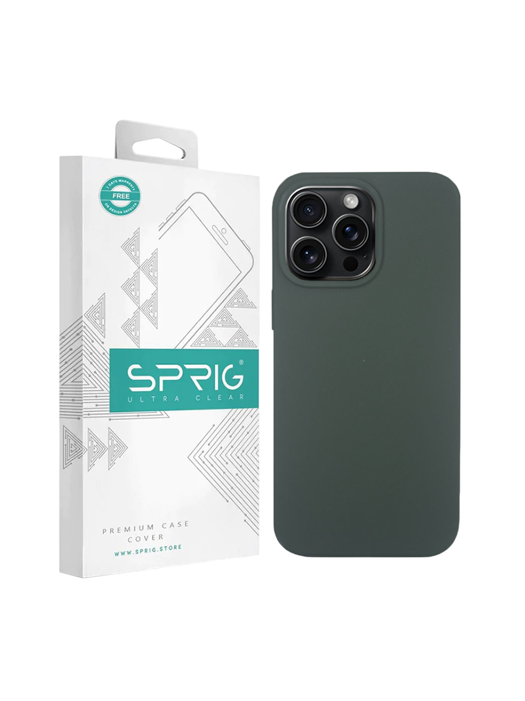 SPRIG iPhone 15 Pro Max Liquid Silicone Back Cover