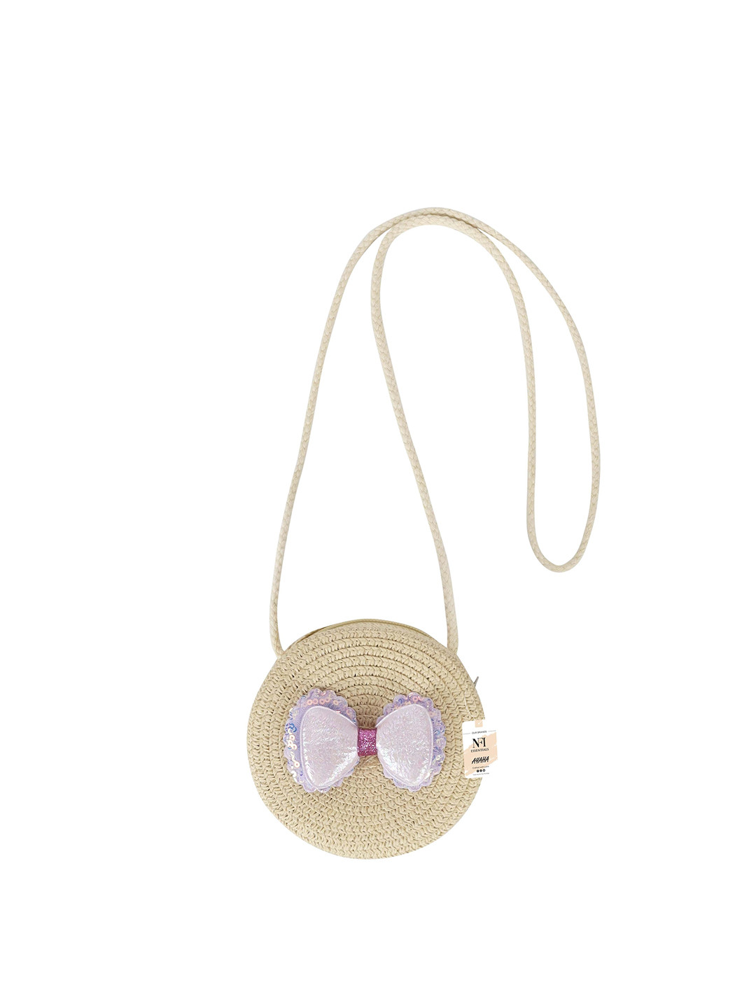 NFI essentials Structured Sling Bag With Bow Detail