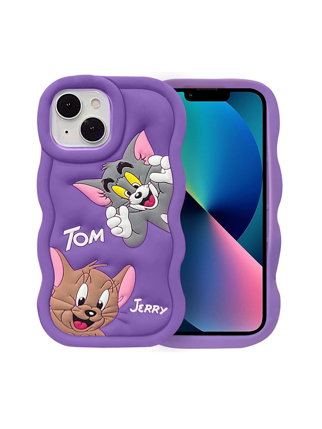 CASE CREATION Tom And Jerry Cartoon Printed iPhone 7 Plus Silicone Back Case