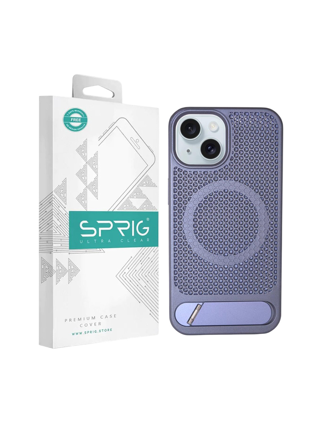 SPRIG iPhone 15 Plus PC Stand Magsafe Back Cover