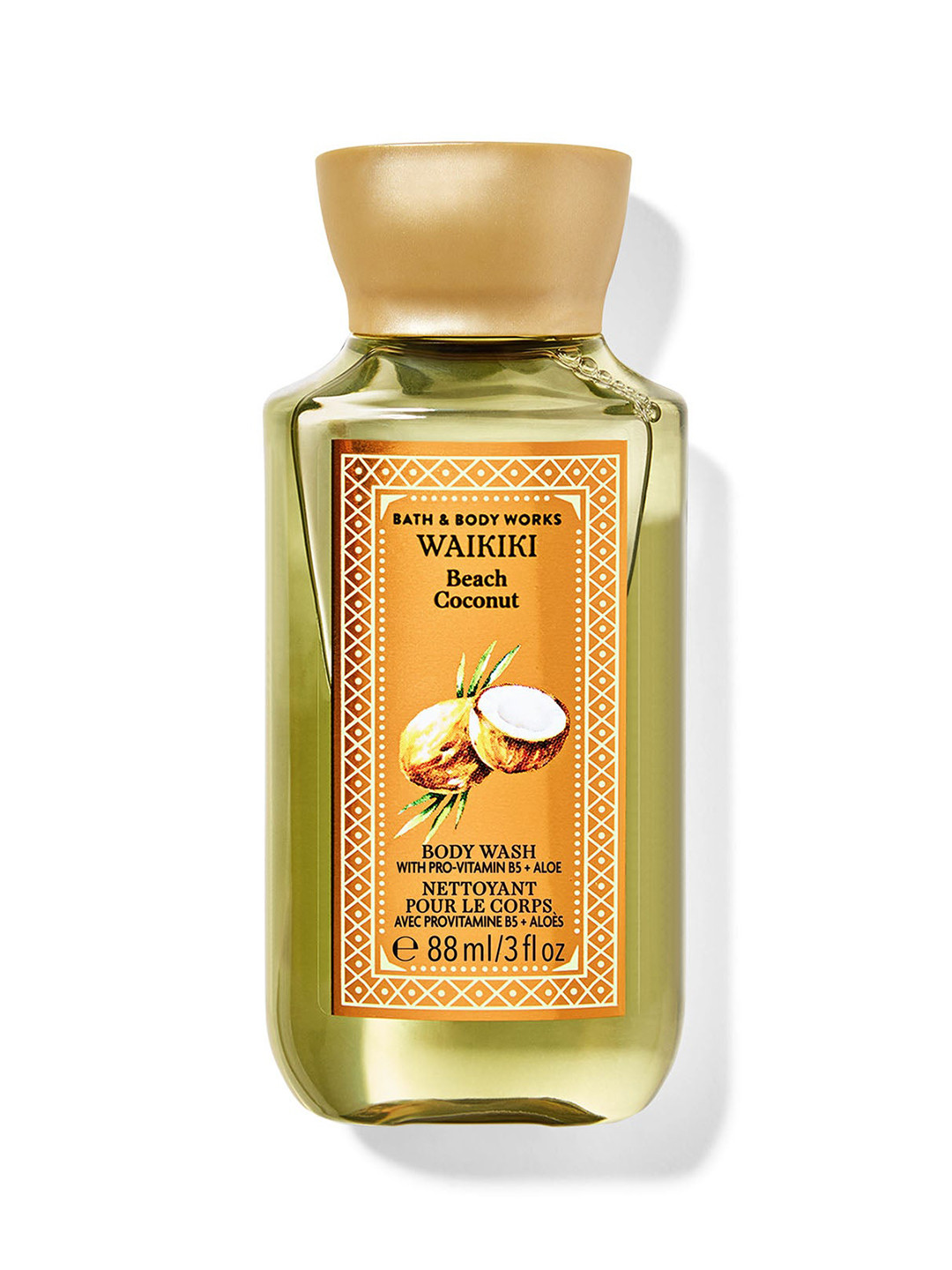 Bath & Body Works Waikiki Beach Coconut Travel Size Body Wash - 88ml