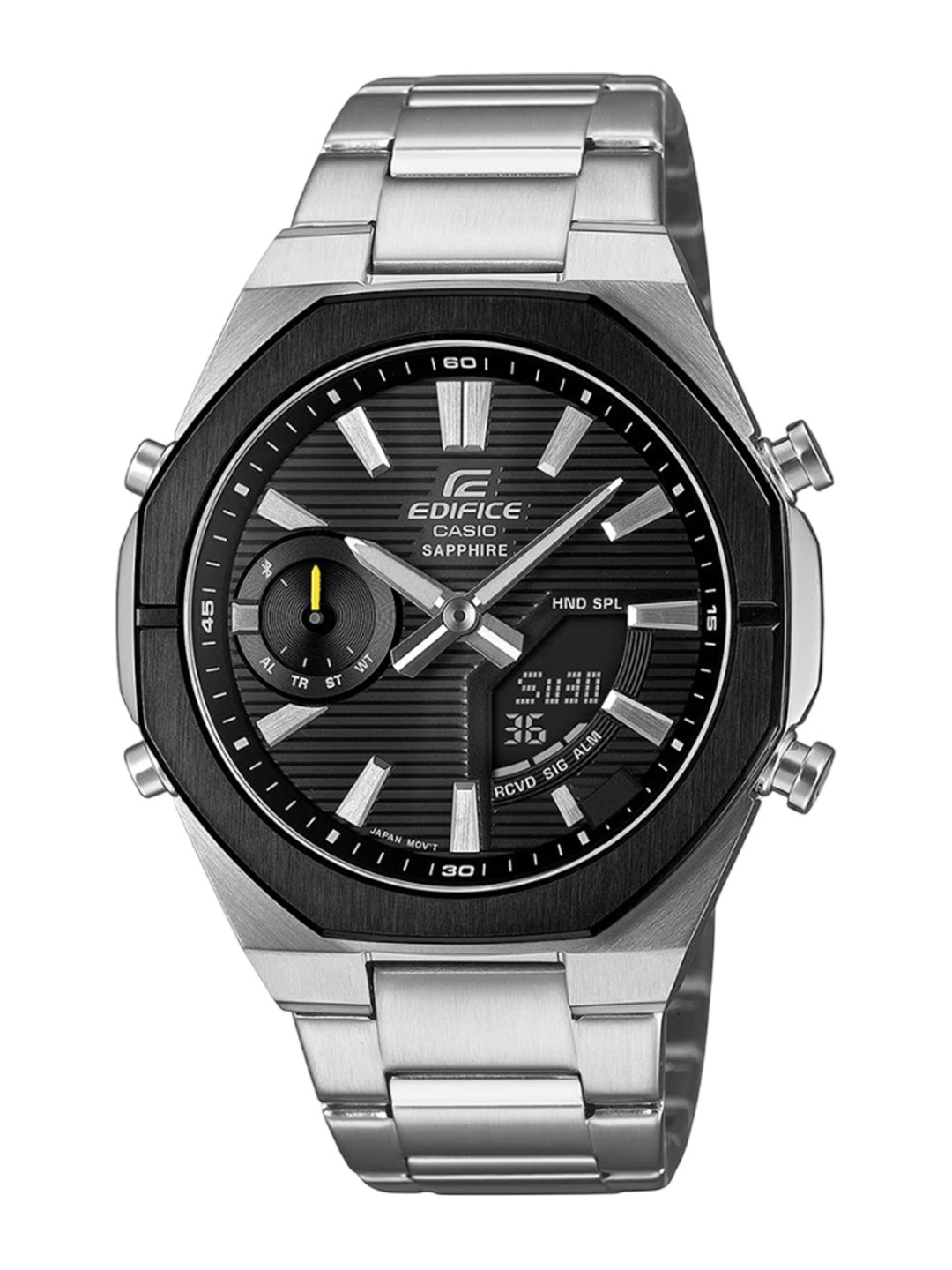 CASIO Men Dial & Stainless Steel Cuff Straps Analogue and Digital Watch edifice ED651