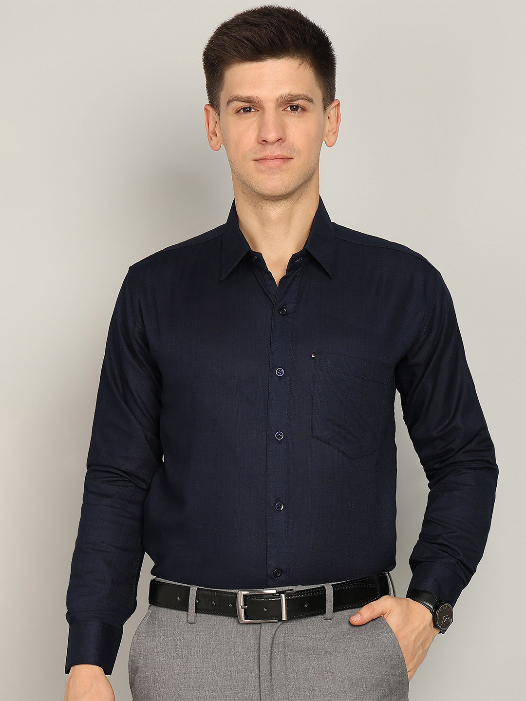 ELLIPSE Long Sleeves Linen Shirt