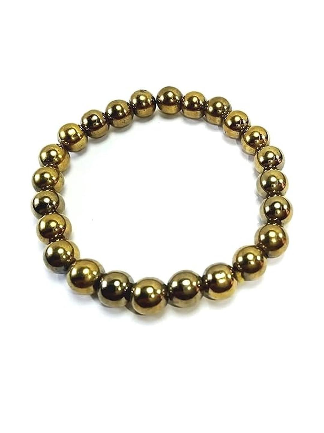 HEALINGGEMS Unisex Golden Pyrite Bracelet