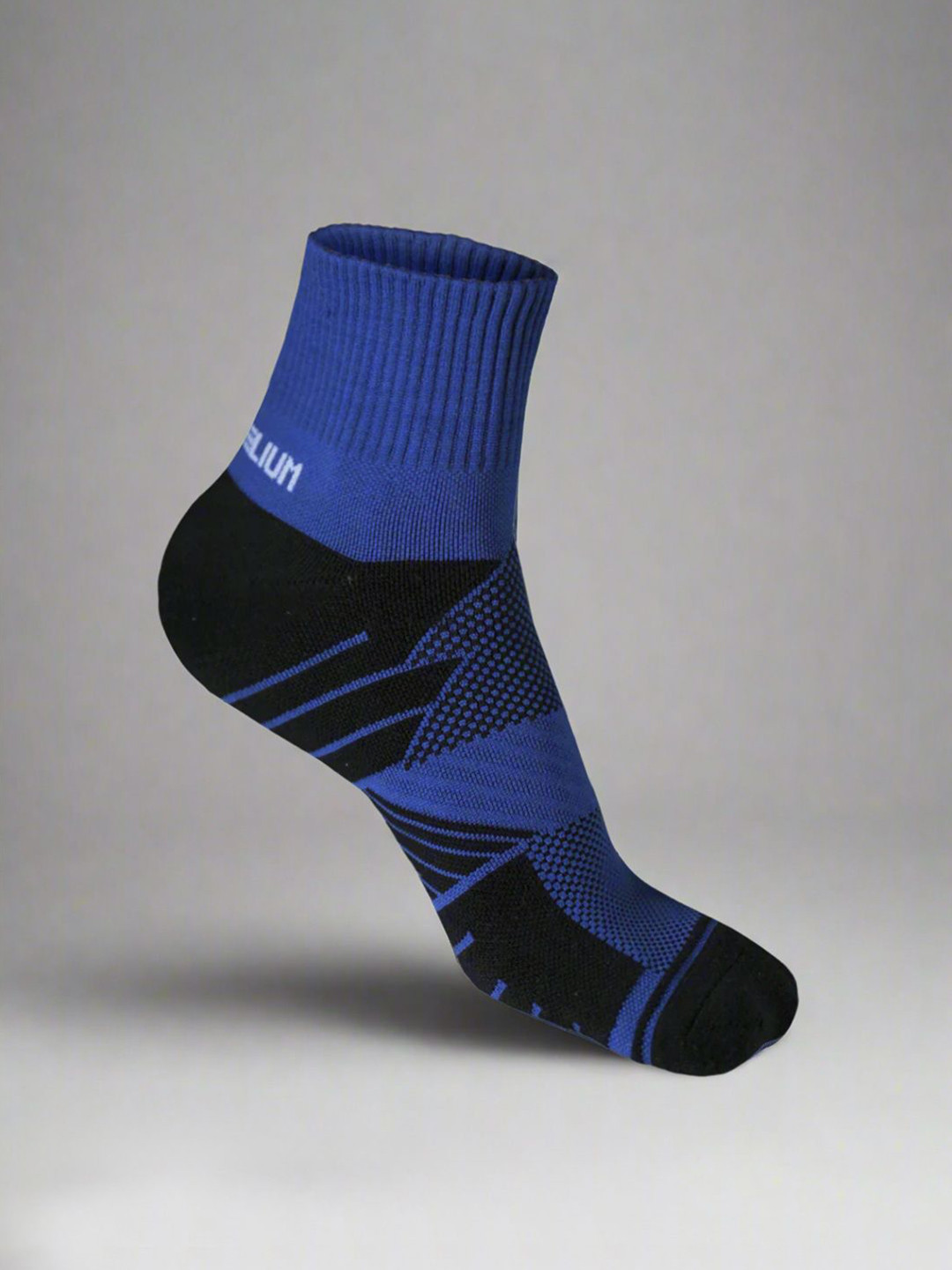Heelium Unisex Striped Above Ankle Length 3X Tougher & Durable Athletic Socks
