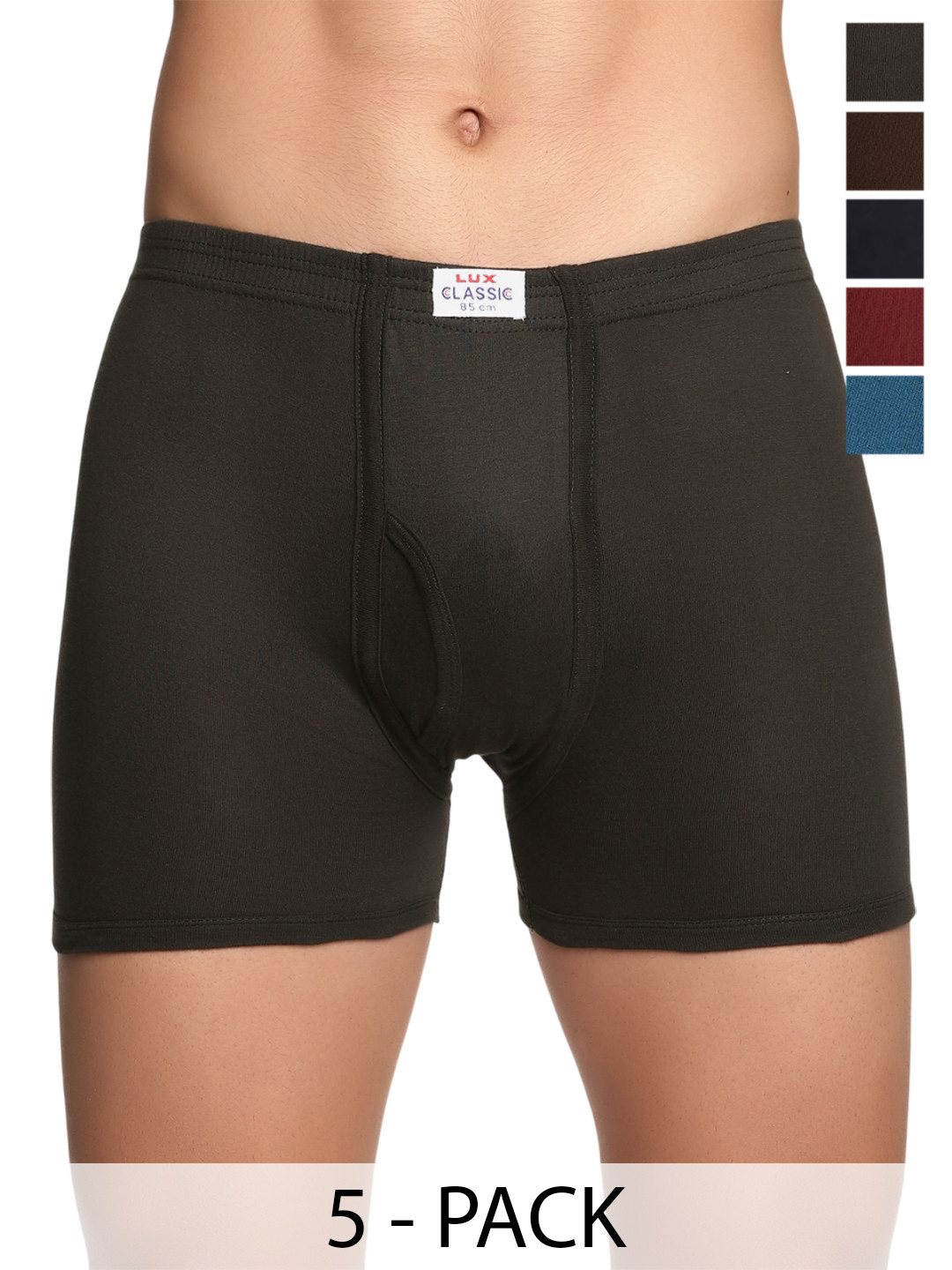 Lux Classic Pack Of 6 Assorted Mid Rise Trunk Lux-Classic-H-Drawer-IE-6