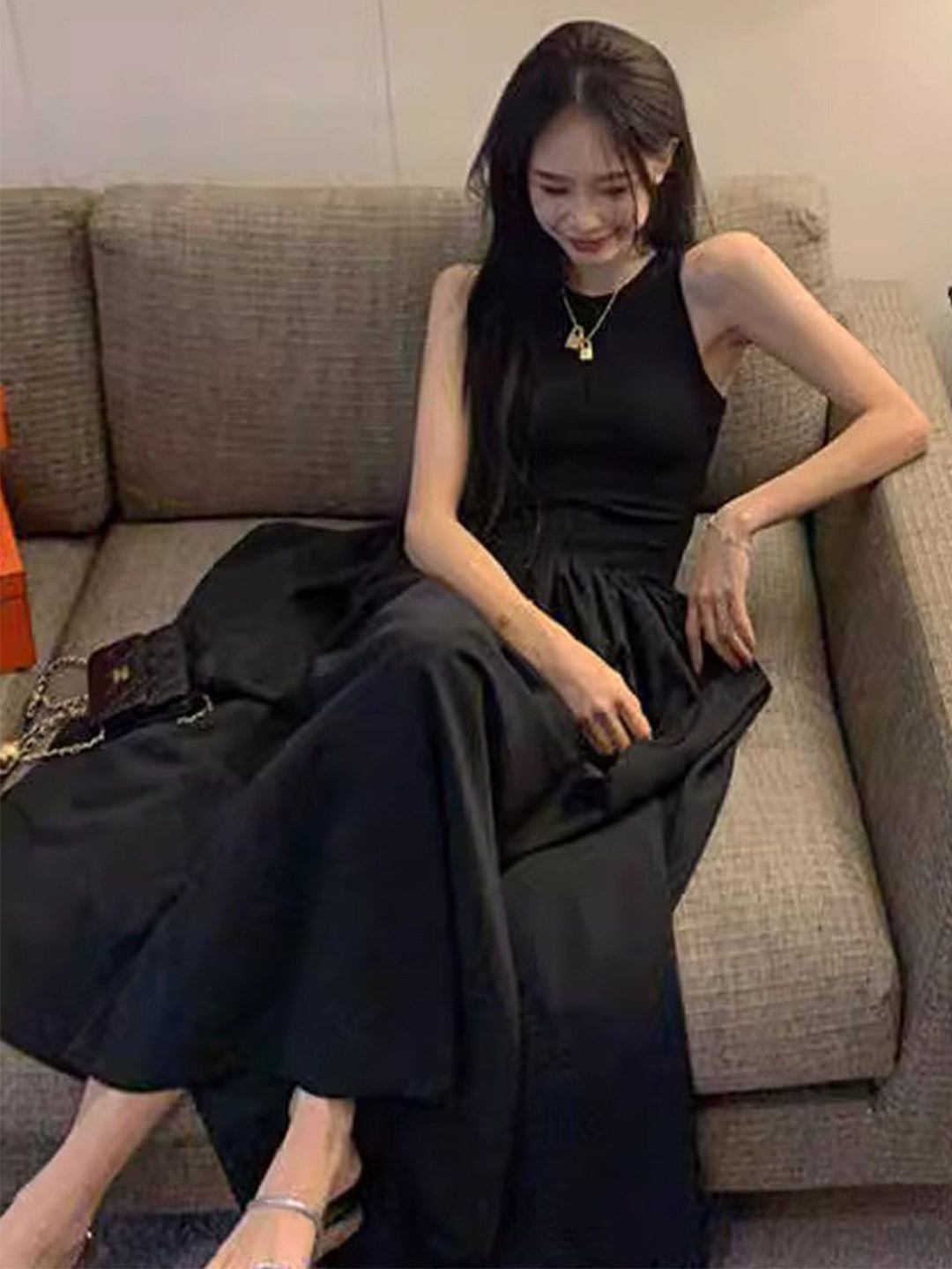 StyleCast Fit And Flare Maxi Dress
