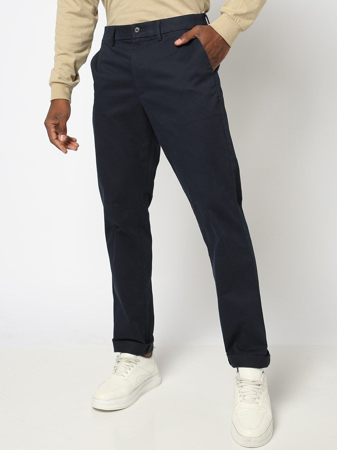 GAP Men Flat-Front Regular Fit Chinos Pants