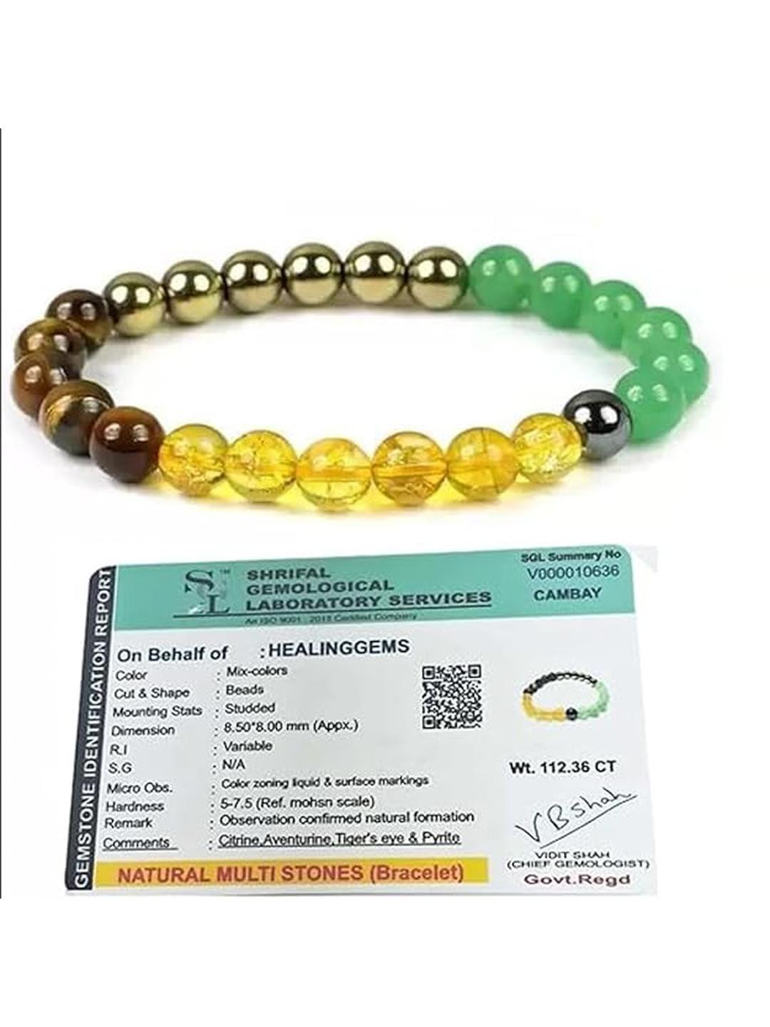 HEALINGGEMS Unisex Money Magnet Bracelet