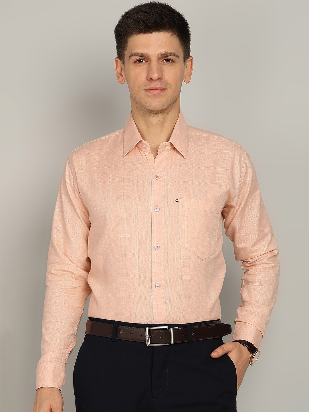 ELLIPSE Long Sleeves Linen Shirt