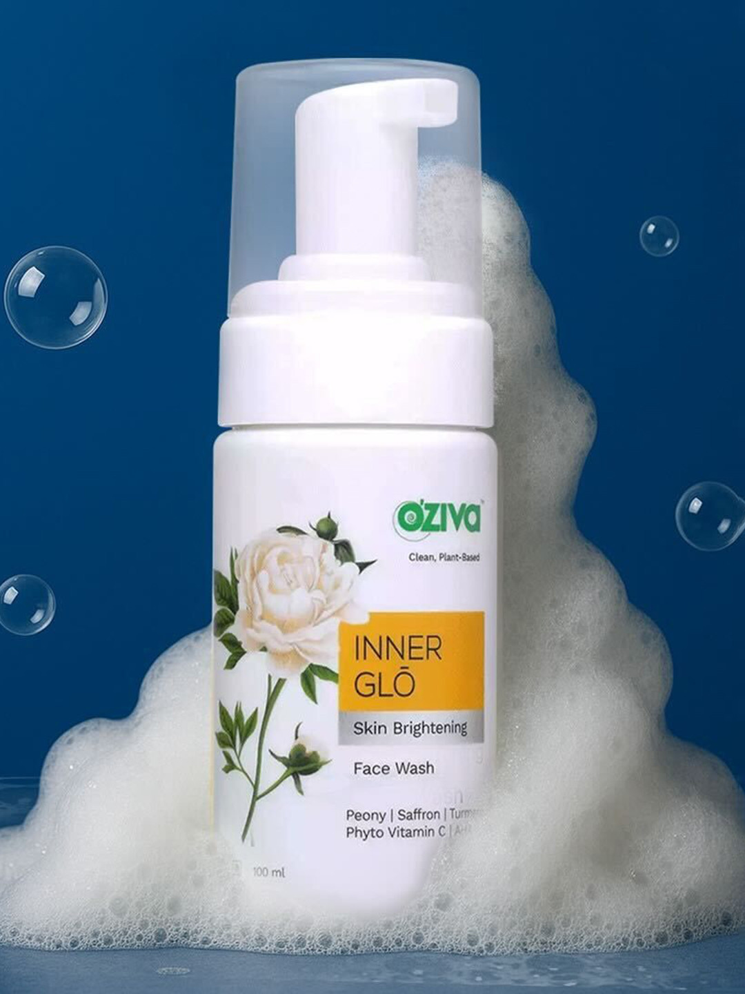 OZiva Inner Glo Skin Brightening For Dark Spot Correction & Radiance Face Wash - 100ml