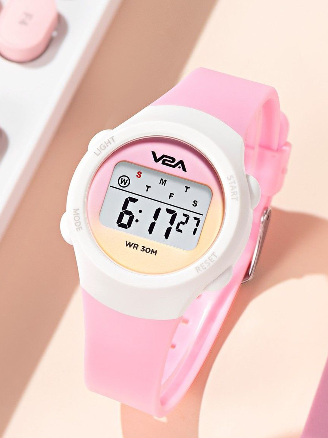 V2A Kids Wrap Around Straps Analogue Watch DK-2420-Pink