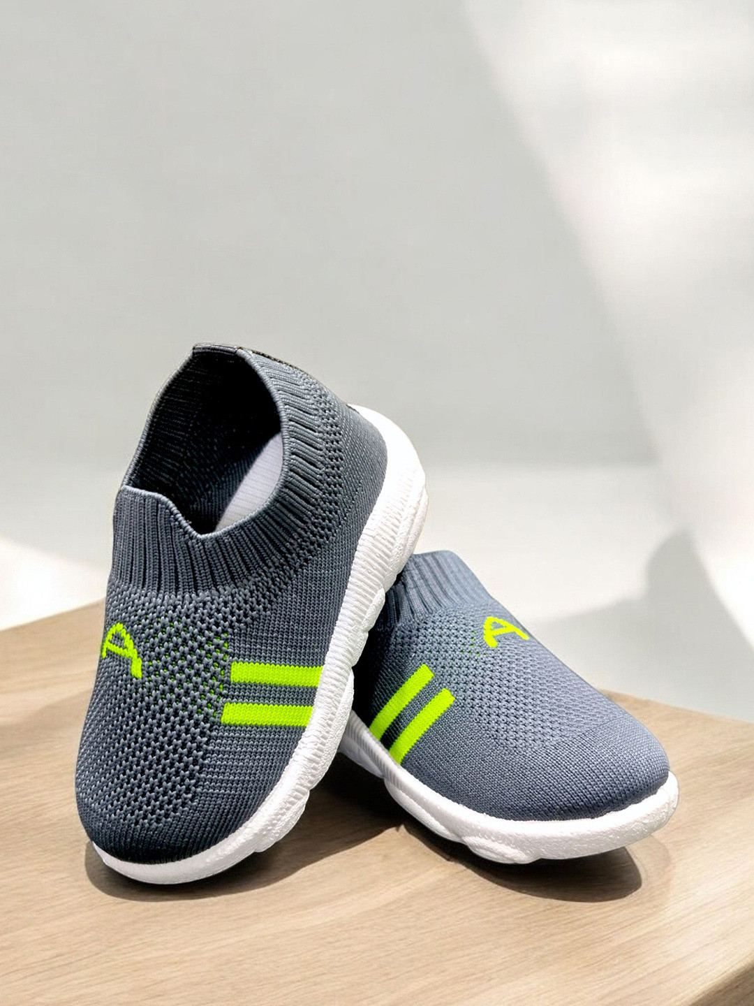 Binos Kids Textured Everyday Slip-On Sneakers