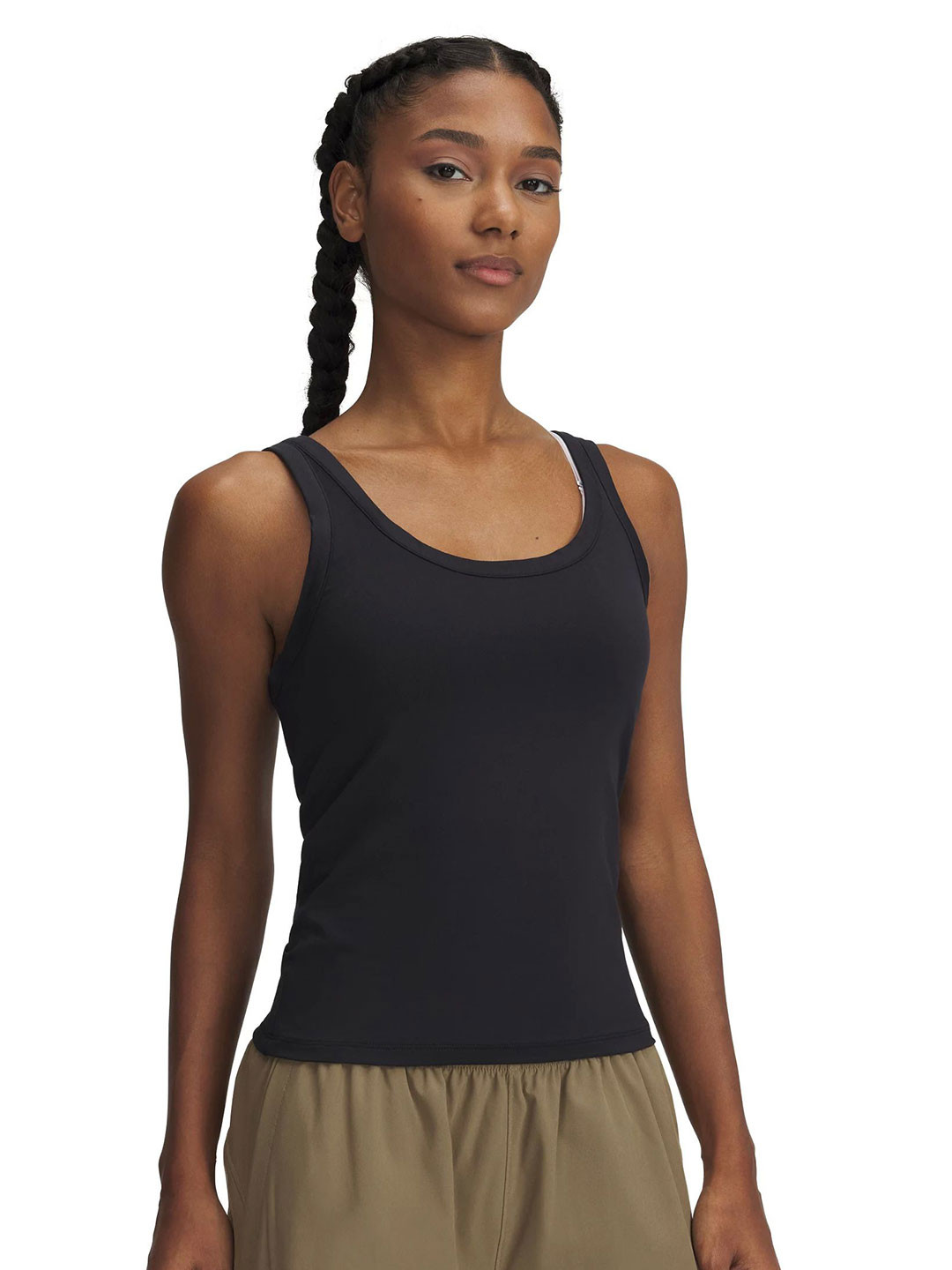 UNDER ARMOUR Women Solid Sleeveless Tank Regular Top