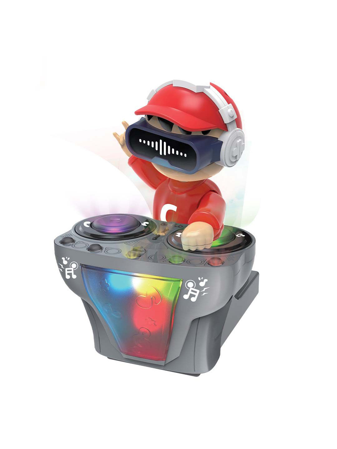 Jammbo Scratch Resistant Mosaic DJ Man Dancing Robot Toy