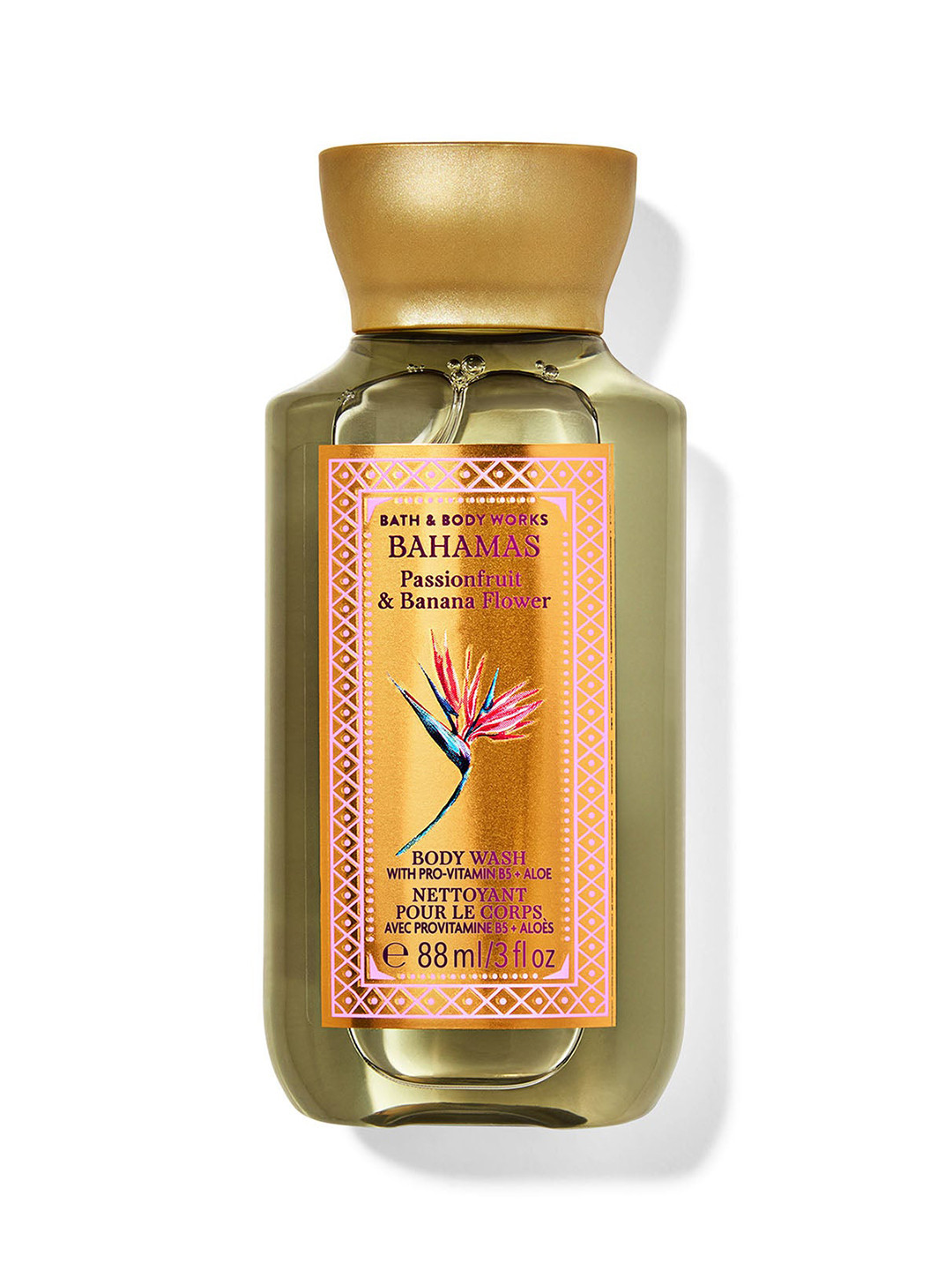 Bath & Body Works Bahamas Passionfruit & Banana Flower Travel Size Body Wash - 88ml