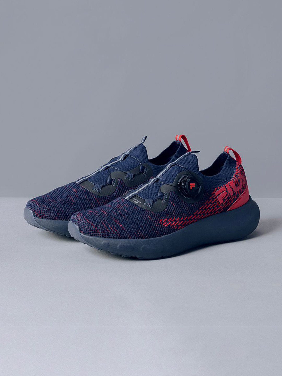FILA Women Textured Mesh Slip On Sneakers