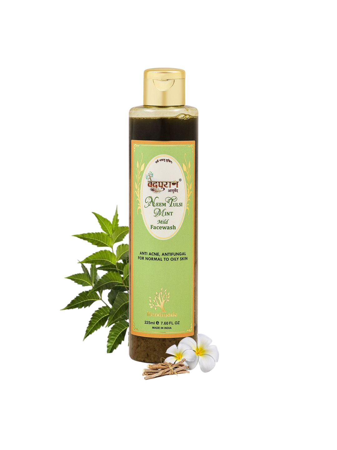 VEDPURAN Neem Tulsi Mint Mild Face Wash- 225 ml