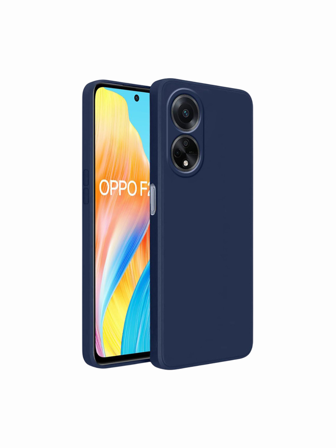 LIRAMARK Solid Oppo F23 Silicone Soft Back Case Mobile Accessories