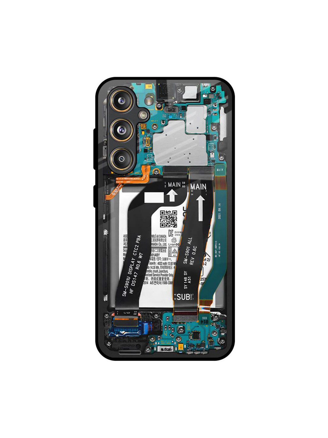 QRIOH Quirky Printed Samsung Galaxy M55s Back Case Mobile Accessories