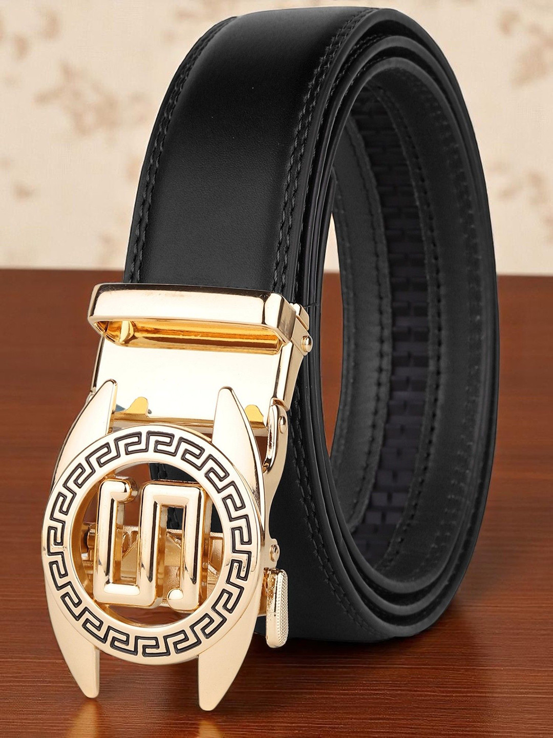 The Roadster Lifestyle Co. Men Alphabet S Autlock Buckle Belt