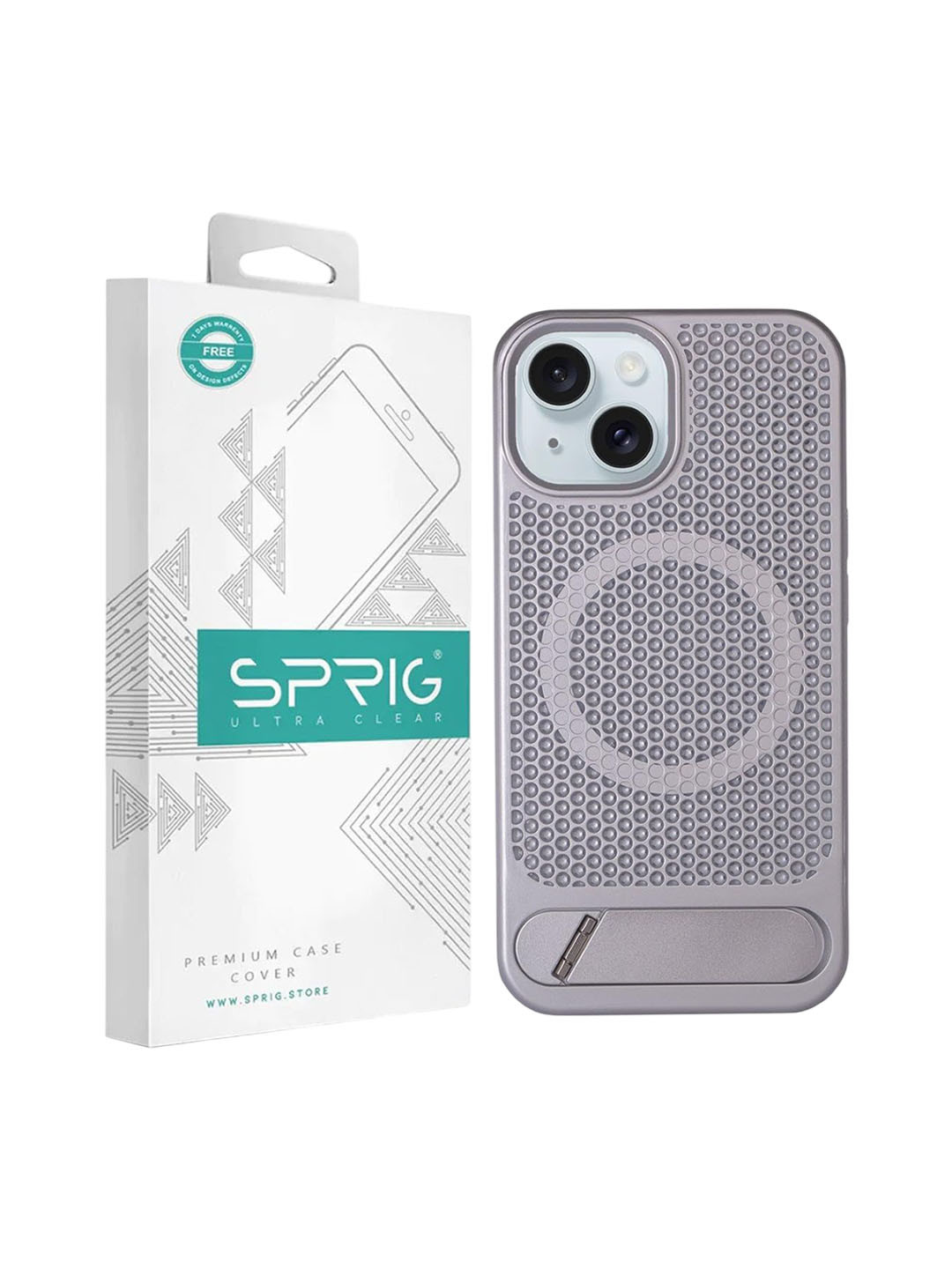 SPRIG iPhone 15 Plus PC Stand Magsafe Back Cover