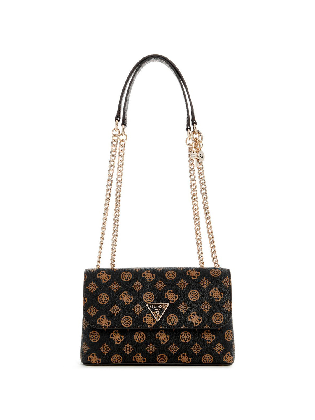 GUESS Women Geometric Baguette Quilted Sling Bag