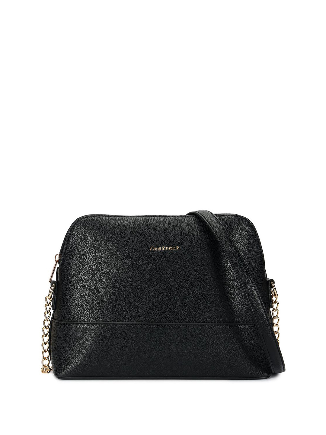 Fastrack Women Textured Velvet Touch Sling