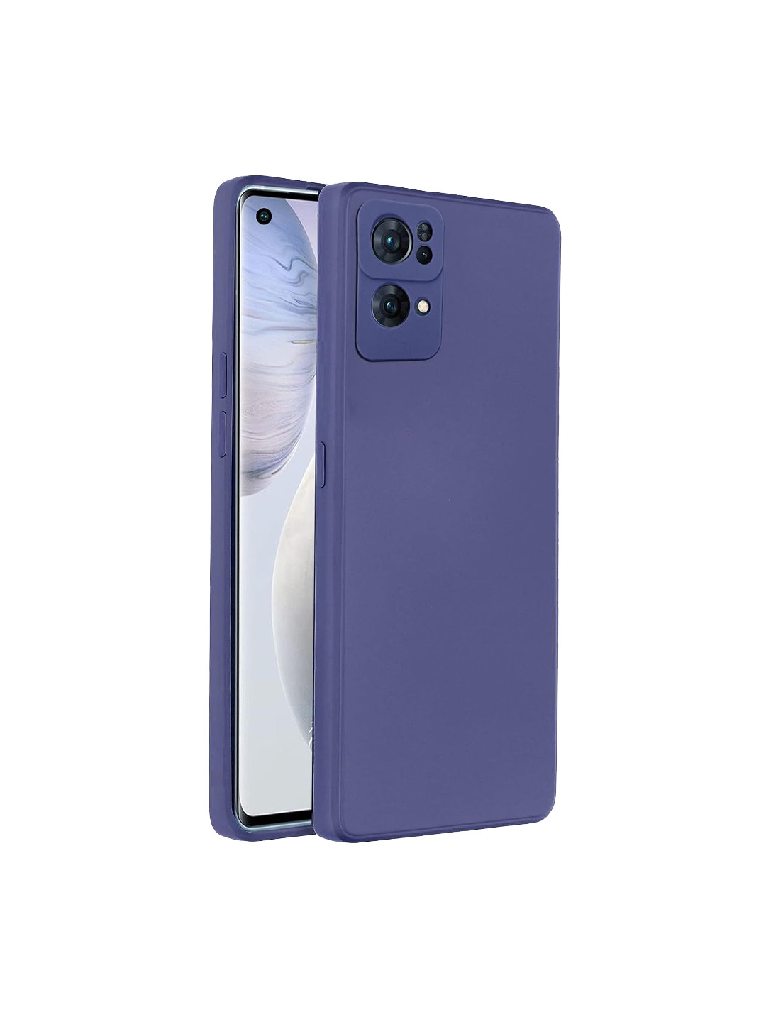 LIRAMARK Unisex Oppo Reno 7 Pro 5G Solid Back Case