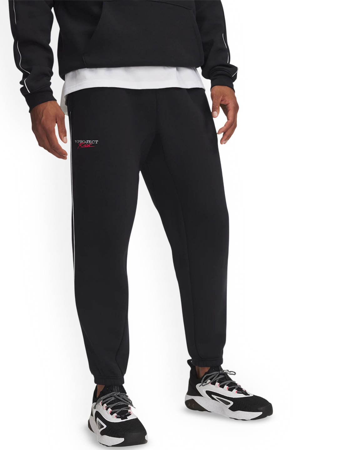 UNDER ARMOUR Men Cotton Project Rock Icon Men Relaxed Fit Joggers